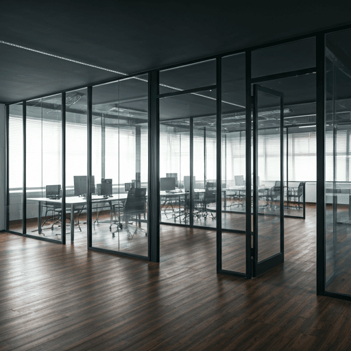 Contemporary bright workspace